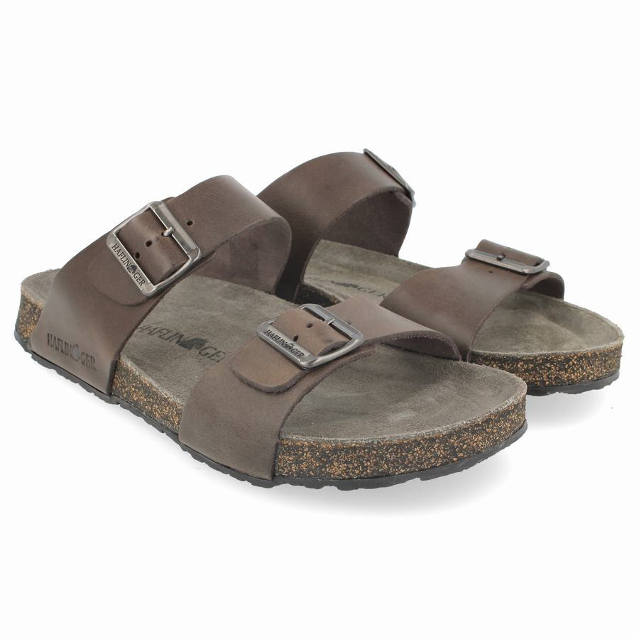 Haflinger Andrea Unlined Sandalen Damen Braun | JHR1269EW