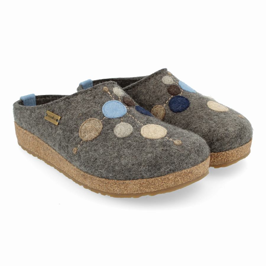 Haflinger Faible Clogs Damen Grau | TRC5140EF