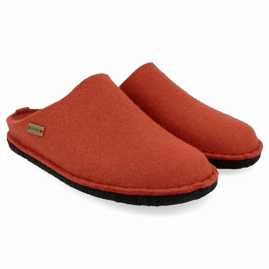Haflinger Soft Novelty Hausschuhe Herren Orange | HEK3060RU